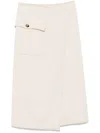 Philosophy Di Lorenzo Serafini A-line Midi Skirt In Neutrals