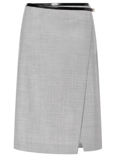 Philosophy Di Lorenzo Serafini Wickelrock In A-linie In Grau