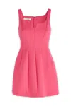 Philosophy Di Lorenzo Serafini Scuba Jersey Dress With Pleated Detail In 0212