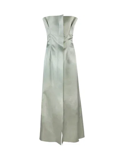 Philosophy Di Lorenzo Serafini Green Duchess Bustier Dress