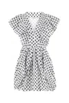 Philosophy Di Lorenzo Serafini Printed Baloon Dress With Ruffles In Multicolor