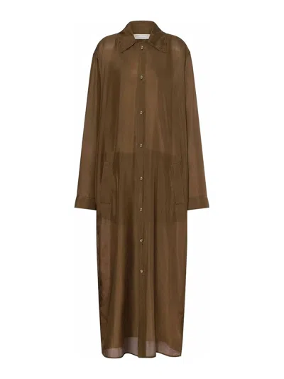PHILOSOPHY DI LORENZO SERAFINI LONG SILK SILK HABOTAI WASHED