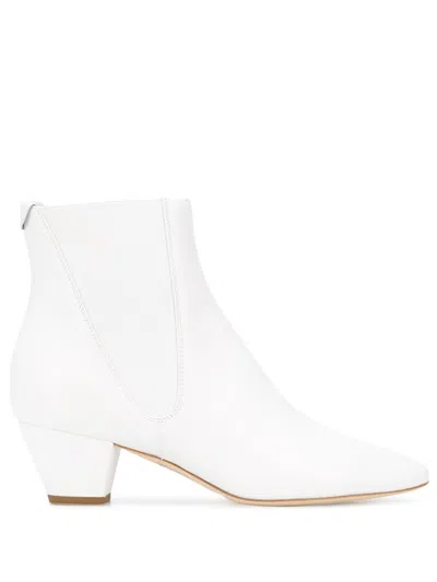 Philosophy Di Lorenzo Serafini Almond-toe Ankle Boots In White