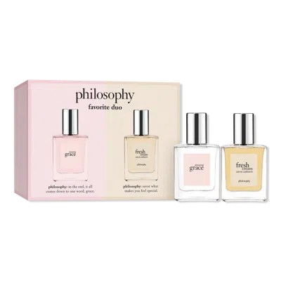 Philosophy Di Lorenzo Serafini Amazing Grace And Fresh Cream Warm Cashmere 2-piece Mini Gift Set
