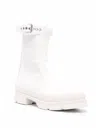 PHILOSOPHY DI LORENZO SERAFINI ANKLE BOOTS WITH STRAP IN WHITE