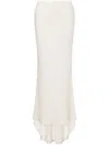 Philosophy Di Lorenzo Serafini Asymmetric Maxi Skirt In White