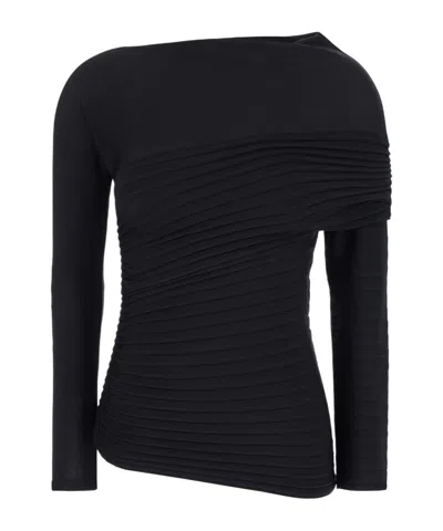PHILOSOPHY DI LORENZO SERAFINI PHILOSOPHY DI LORENZO SERAFINI ASYMMETRIC PLEATED TOP
