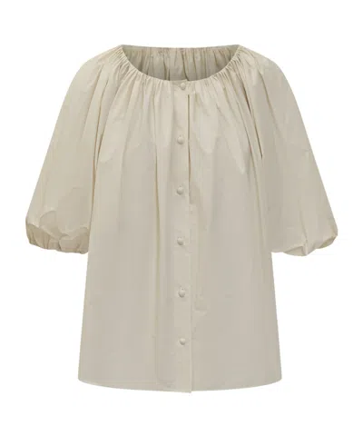 PHILOSOPHY DI LORENZO SERAFINI BALLOON SLEEVE BLOUSE