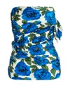 Philosophy Di Lorenzo Serafini Bare-shoulder Blouse In Blue