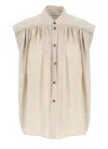 Philosophy Di Lorenzo Serafini Cappuccino Polyester Blend Shirt In Neutral