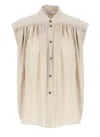 Philosophy Di Lorenzo Serafini Cappuccino Polyester Blend Shirt In Neutral