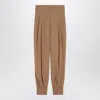 Philosophy Di Lorenzo Serafini Beige Pleated Wool-blend Trousers