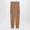 Philosophy Di Lorenzo Serafini Beige Pleated Wool-blend Trousers