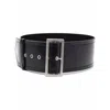 Philosophy Di Lorenzo Serafini Woman Belt Black Size 8 Leather In Black