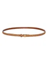 Philosophy Di Lorenzo Serafini Rectangular Metal Buckle Waist Belt In Brown