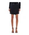 Philosophy Di Lorenzo Serafini Belt Detail Mini Skirt In Blue