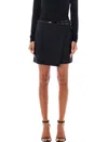 Philosophy Di Lorenzo Serafini Straight Hem Mini Skirt In Black