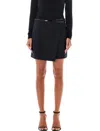 Philosophy Di Lorenzo Serafini Straight Hem Mini Skirt In Black