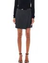 Philosophy Di Lorenzo Serafini Straight Hem Mini Skirt In Grey