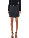 Philosophy Di Lorenzo Serafini Straight Hem Mini Skirt In Grey