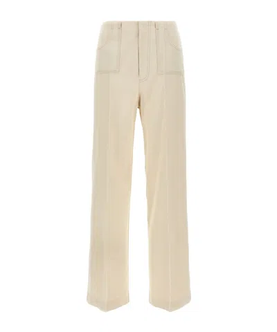 Philosophy Di Lorenzo Serafini Belt-loop Casual Pants In Nude