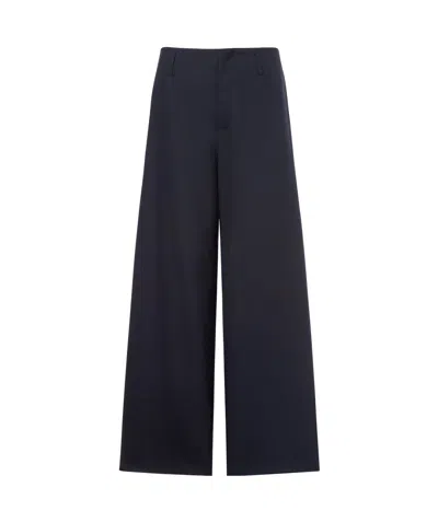 Philosophy Di Lorenzo Serafini Belt Ring Wool Casual Pants In Black