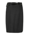 Philosophy Di Lorenzo Serafini Belted Asymmetric Mini Skirt In Black