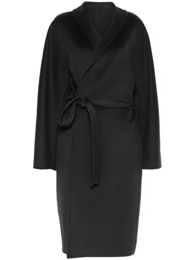 Philosophy Di Lorenzo Serafini Belted Coat In Black