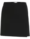 Philosophy Di Lorenzo Serafini Belted Mini Skirt In Black