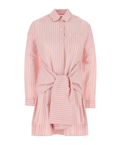 Philosophy Di Lorenzo Serafini Belted Shirt Dress In Pink