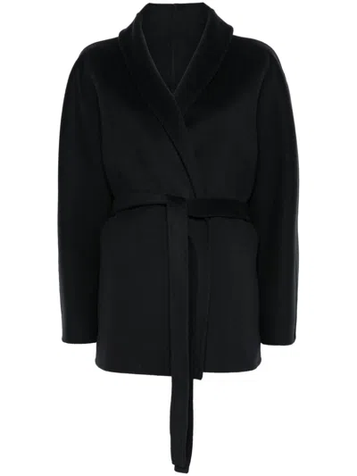 Philosophy Di Lorenzo Serafini Belted Wrap Coat In Grey