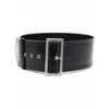 Philosophy Di Lorenzo Serafini Woman Belt Black Size 8 Leather