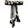 Philosophy Di Lorenzo Serafini Beaded Fringed Belt In Black