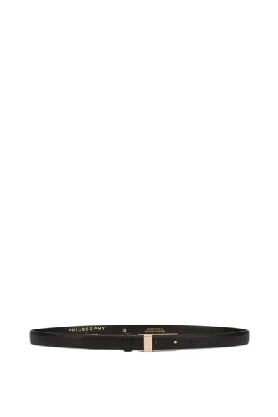 Philosophy Di Lorenzo Serafini Belts In Black  