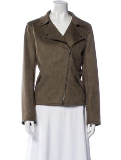 Pre-owned Philosophy Di Lorenzo Serafini Biker Jacket In Green