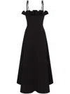 Philosophy Di Lorenzo Serafini Ruffle-detailed Flared Midi Dress