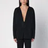 Philosophy Di Lorenzo Serafini Jersey Blouse With Rhinestones In Black