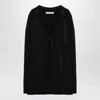 Philosophy Di Lorenzo Serafini Jersey Blouse With Rhinestones In Black