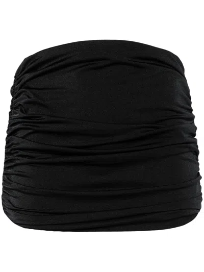 Philosophy Di Lorenzo Serafini Minirock Aus Lycra Mit Raffung In Black