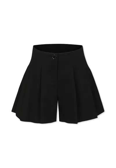 Philosophy Di Lorenzo Serafini Kids' Black Shorts For Girl