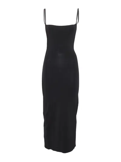 PHILOSOPHY DI LORENZO SERAFINI BLACK SLIM FIT DRESS