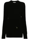 Philosophy Di Lorenzo Serafini Wool And Cashmere Blend Knit Sweater In Black