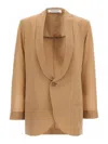 Philosophy Di Lorenzo Serafini Lapel Blazer With Sleeves And Pockets In Brown