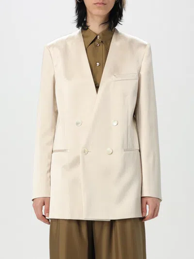 PHILOSOPHY DI LORENZO SERAFINI BLAZER PHILOSOPHY DI LORENZO SERAFINI WOMAN COLOR YELLOW CREAM,G47087090