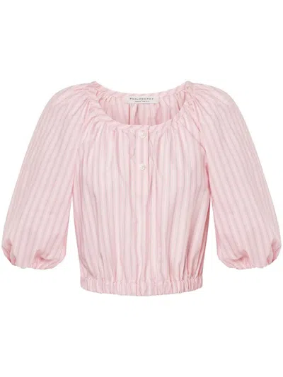 Philosophy Di Lorenzo Serafini Blouse In Pink