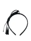 Philosophy Di Lorenzo Serafini Bow-embellished Head Band In Black