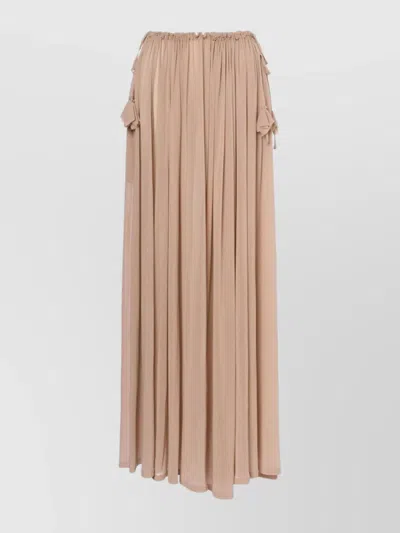 PHILOSOPHY DI LORENZO SERAFINI BOW MAXI SKIRTS ELASTIC WAISTBAND