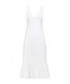 Philosophy Di Lorenzo Serafini Broderie-anglaise Midi Dress In White