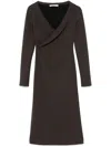 Philosophy Di Lorenzo Serafini Philosophy Dress In Nylon. In Brown