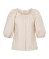 PHILOSOPHY DI LORENZO SERAFINI PHILOSOPHY DI LORENZO SERAFINI BALOON SLEEVES STRIPED SHIRT